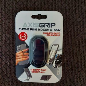 Tzumi Axis Grip Universal Smartphone Ring Holder & Desk Stand